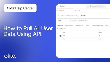 How to Pull All User Data Using Okta API | Okta Support