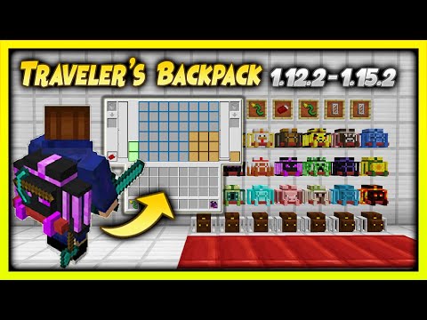 Traveler's Backpack | Las Mochilas más Completas | Review Minecraft 1.12.2 - 1.15.2