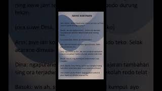 Tugas Bahasa Jawa 'Teks Drama Bahasa Jawa' Tugas Bahasa Jawa 'Teks Drama Bahasa Jawa'