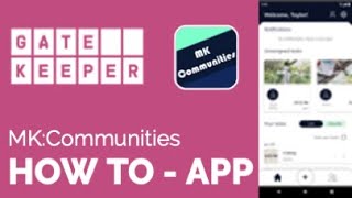 MK:Communities App - How To screenshot 1