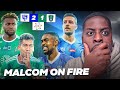 Malcom on fire   al ahli vs al hilal 12  reaction 