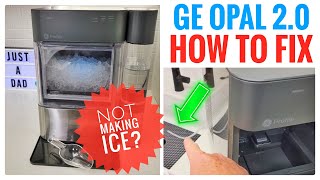 How To Fix GE Profile Opal 2.0 Countertop Ice Maker not Making Ice   Add Water Light Will Not Go Out