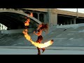 Los angeles fire dancing ft flow mayhem