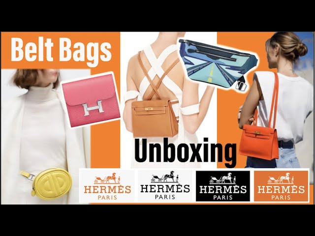 Hermes In the Loop Belt Bag in Gold - Unboxing 