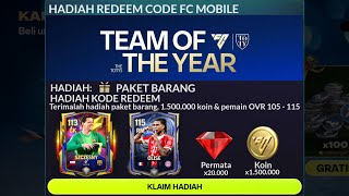 2 Kode Redeem Fc Mobile Terbaru Hari Ini Claim Pemain Ovr 115 Gratis  Cara Redeemcode Fc Mobile