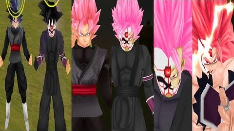 All transformation of Goku Black (Super/Heroes) || DBZ TTT mod || Mod in description!