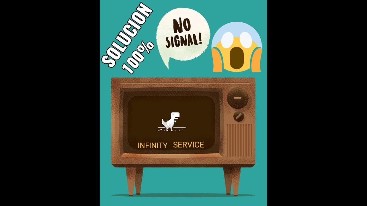 PANTALLA SIN SEÑAL NO SIGNAL solucion 100% - YouTube