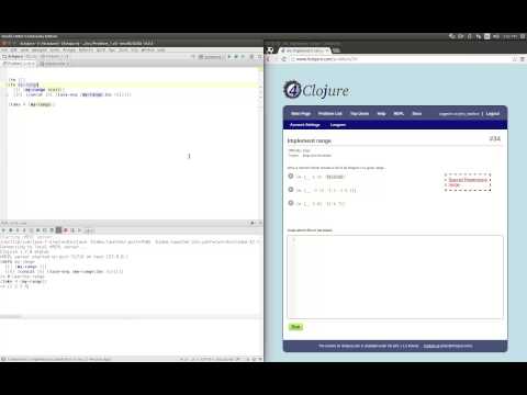 4Clojure Solution to Problem 34