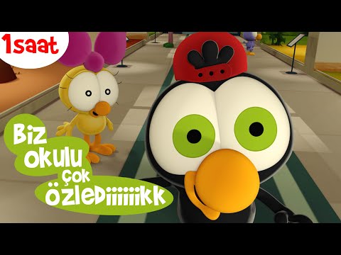 1 SAAT ÇİZGİ FİLM 😇😇😇#38 - Biz Okulu Çooook Özledik! | TRT Çocuk - Disney Channel