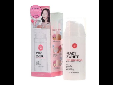 CATHY DOLL / READY 2 WHITE / WHITE BOOSTING CREAM / ACTUAL APPLICATION