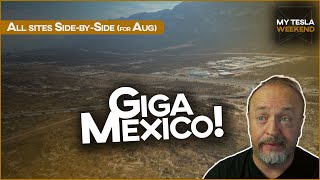 GIGA MEXICO! Side-by-side Tesla Construction Updates for the past 30-days