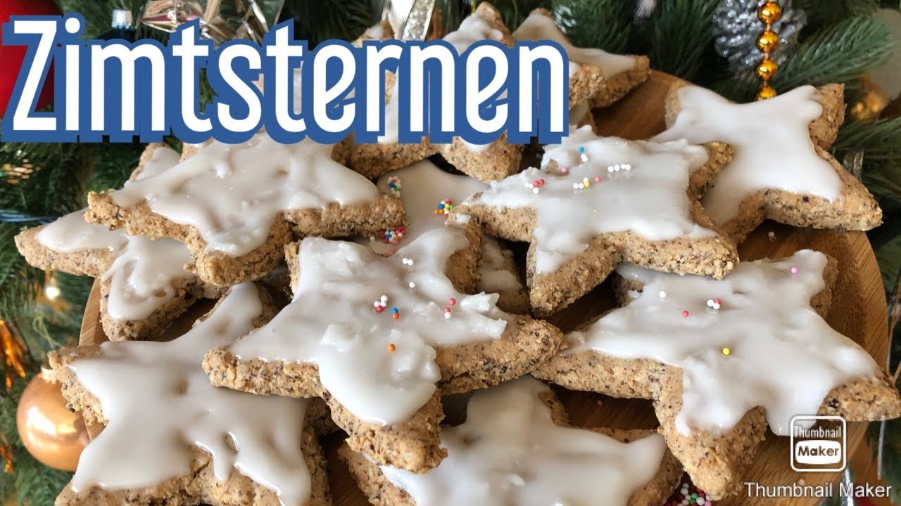 Zimtstern Plätzchen / Cinnamon Star Cookies / Christmas Cookies/ Weihnachtsgebäck