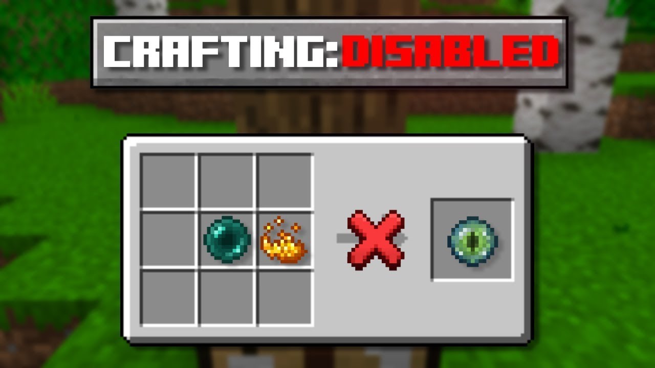 Beating Minecraft Without Crafting - YouTube