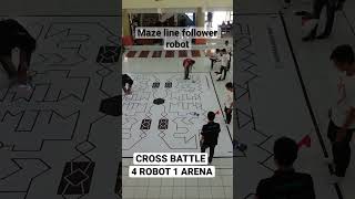 robot race. line follower robot with arduino program