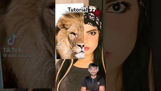 Tiktok viral filter tutorial  😂 3 #shorts #trollface #troll #tutorial #fyp