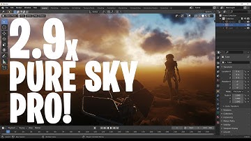 Blender 2.9x - PureSky Pro 4.4 Addon!