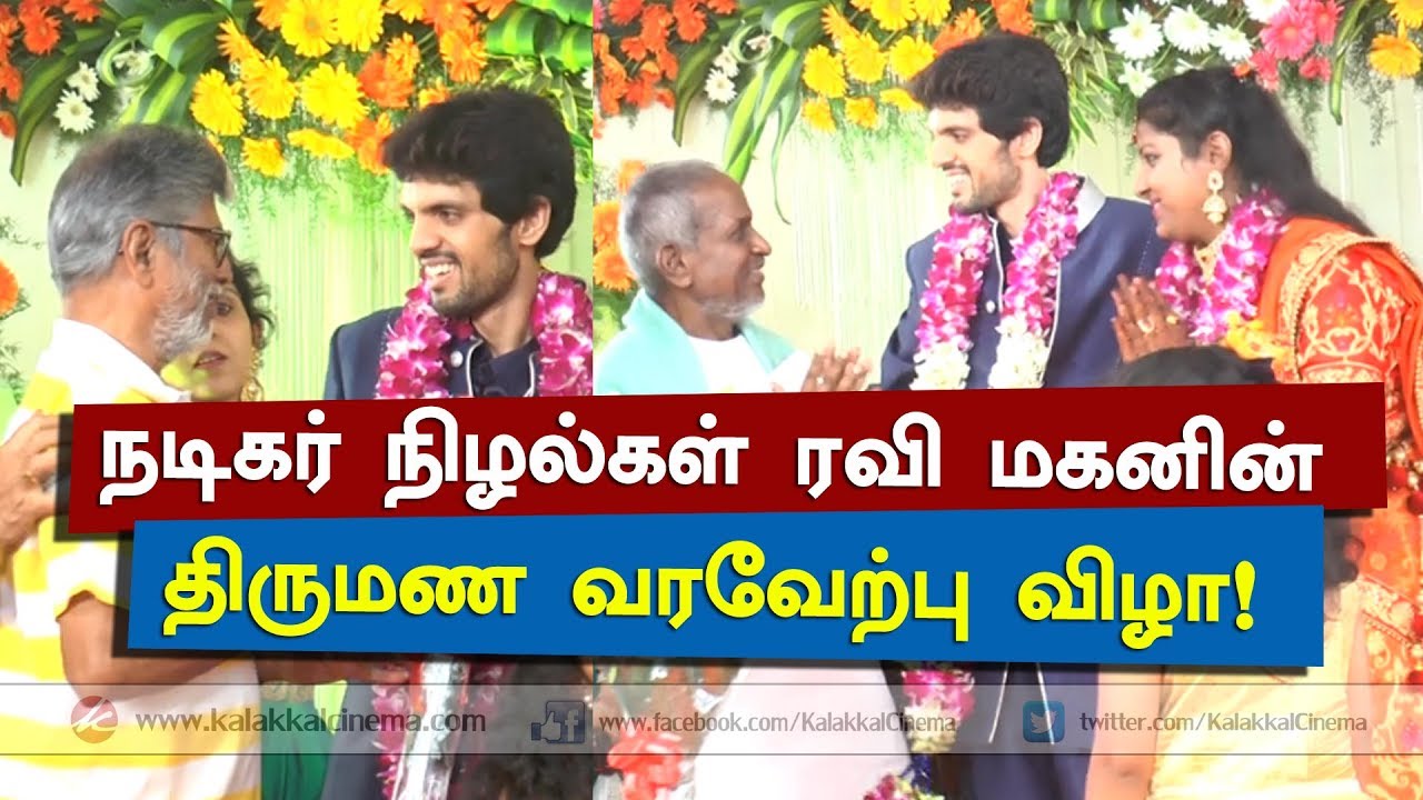Celebrities at Actor Nizhalgal Ravi Son Wedding Reception
