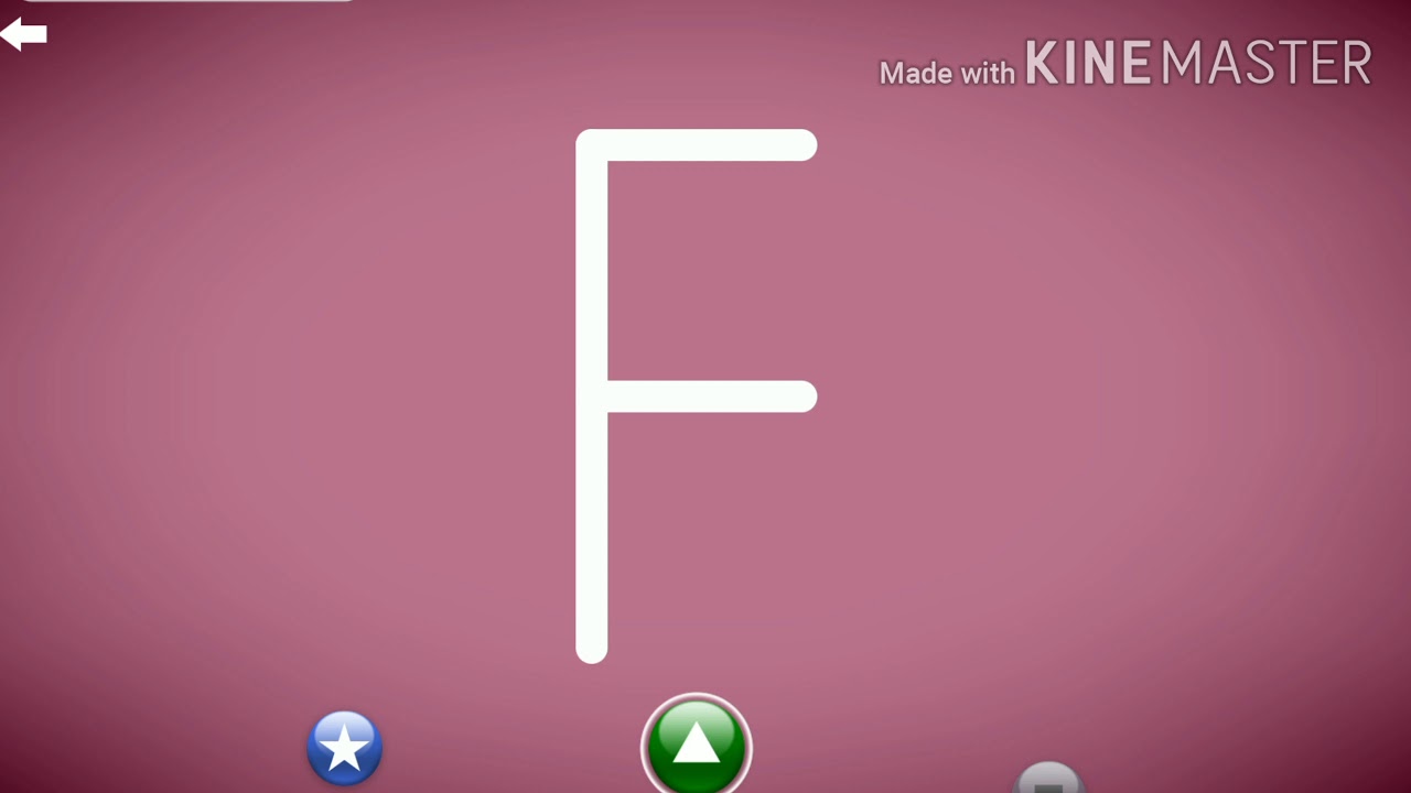 The letter F - Learn to write the alphabet with Letter School - YouTube