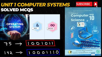 Class 10 | Computer Science Unit 1 | Solved Exercise MCQS | Urdu Explanation |New Edition 2025 | NBF
