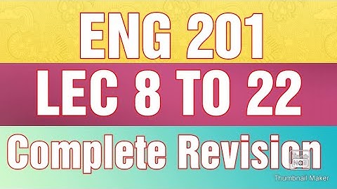 ENG201||Complete mid term short notes revision in 20 min|| must watch|| important notes