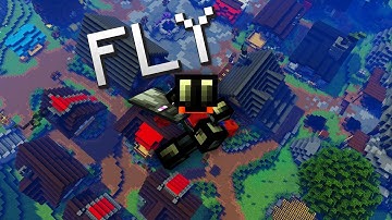 Flying in Hypixel Skyblock...