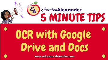 OCR with Google Drive and Docs