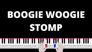 Boogie Woogie Stomp - Albert Ammons - ADVANCED Piano Tutorial