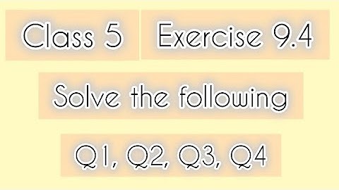 Class 5th|Mathematics|Chapter 9|Exercise 9.4|solve the following problems |Perimeter & Area