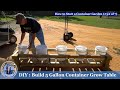 DIY: BUILD 5 Gallon Grow Table - How to Start a Container Garden #3A of 7