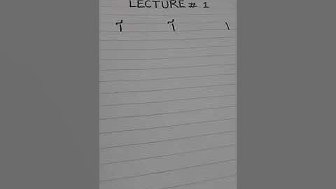 Class Nursery. Urdu lecture# 1