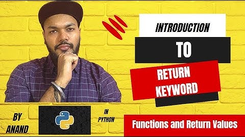 Introduction to return keyword, Functions and Return values in python #python #return