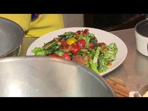 Take A Digital Bite Out Of Malibu Farm's Delicious & Healthy BLT Kale Caesar Salad
