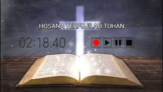 HOSANA TERPUJILAH TUHAN