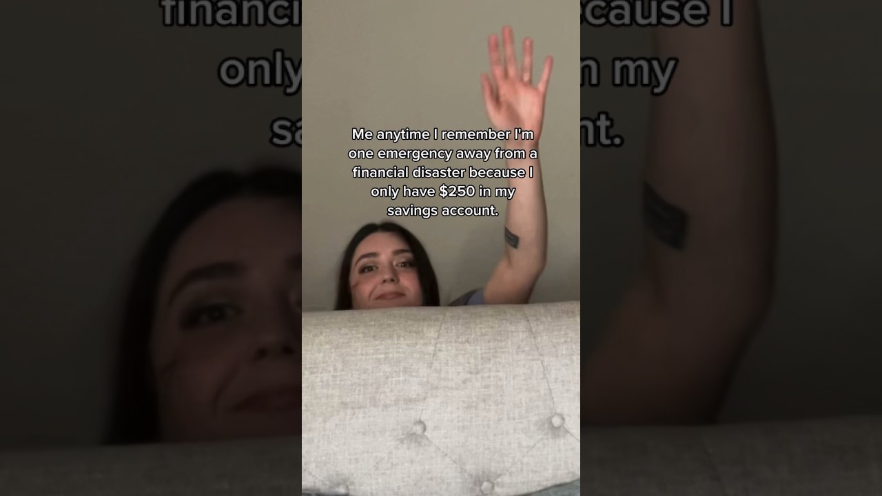 Say it with me 👏 Emergency 👏 Savings 👏 Fund. 