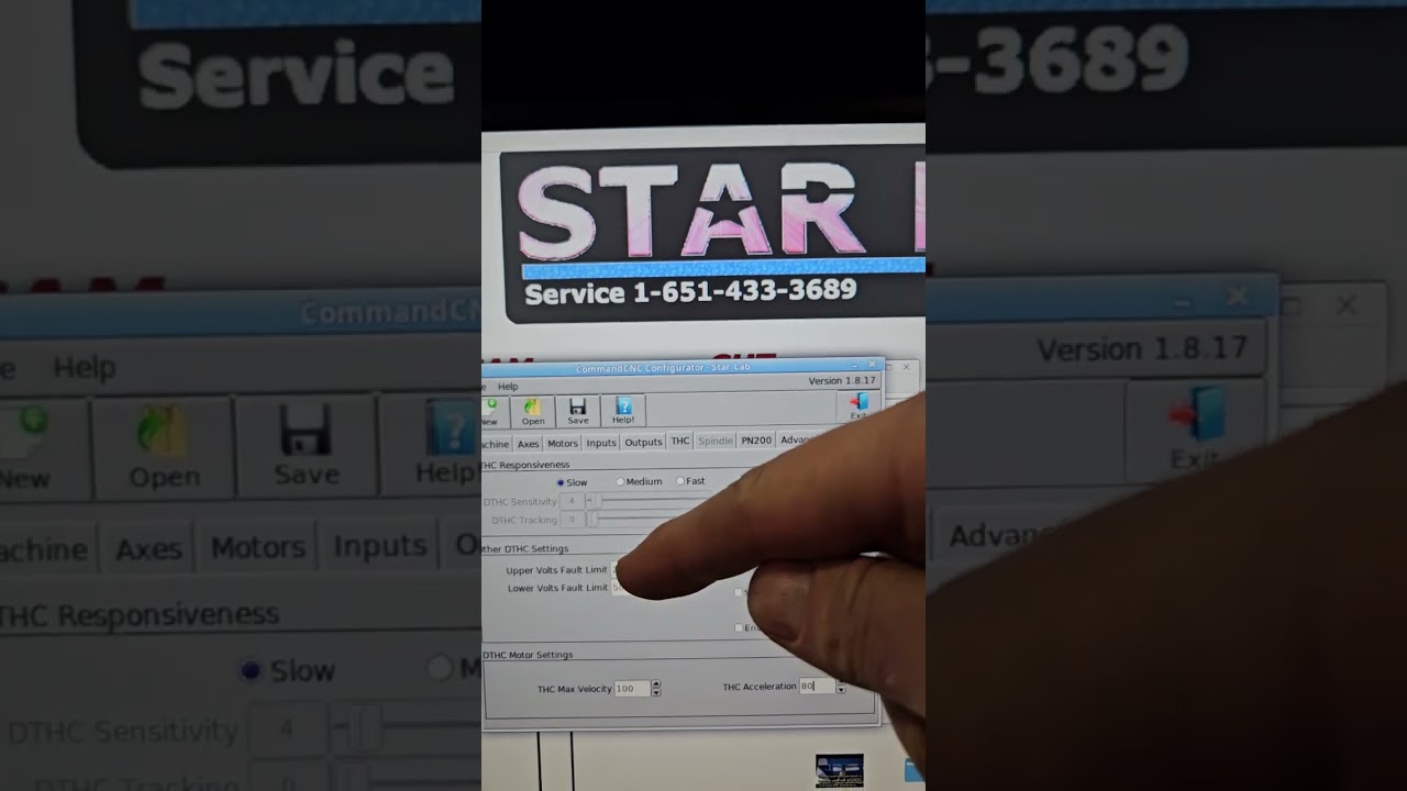 Advanced Torch Height control explanations with CommandCNC on a Star Lab Plasma Table