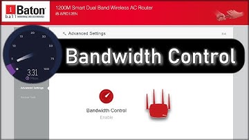 iBall 1200M Dual Band Router Bandwidth Control Settings