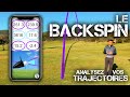 Le backspin  analyse des trajectoires  cours de golf  tous niveaux  ecole golf