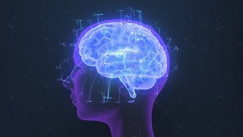 Brain Hologram Stock Motion Graphics