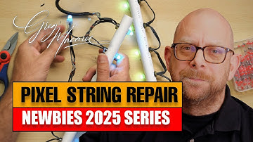 Pixel String Repairs - How to replace pixels. #pixels #xlights #holidaylighting
