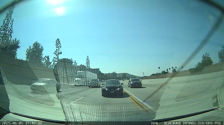 Bad driver of 7WWN872 in CA