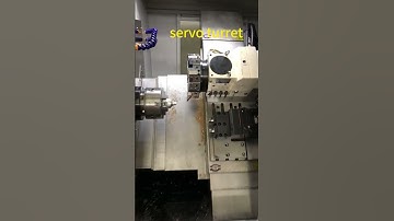 CNC46C servo turret with end millings #machine #cnc