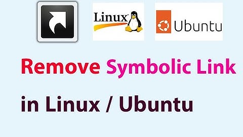 Remove Symbolic Link in Ubuntu / Linux | #symbolic_link
