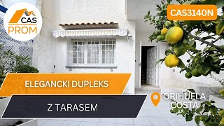 ELEGANCKI DUPLEKS Z TARASEM W ORIHUELA COSTA CAS3140N