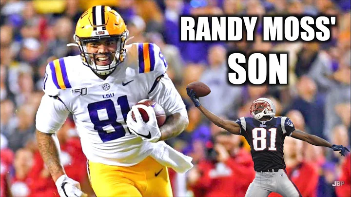 Son of NFL LEGEND  || LSU TE Thaddeus Moss Highlig...