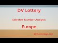 DV Lottery | 2021 selectee numbers for EUROPE