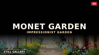 1 Hour Monet-Style Garden — Silent 4K Loop, Impressionist Brushwork, No Music screenshot 4