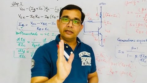 10. Stability Factor for Collector to Base Bias Circuit | Tech Gurukul by Dinesh Arya