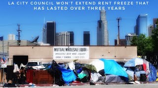 LA City Council Won’t Extend Rent Freeze On Landlords Of Rent Controlled Apartments