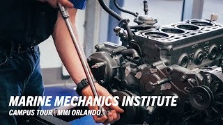 Take a Marine Lab Tour at MMI Orlando, FL, Marine Technician School - Marine Mechanics Institute