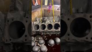 Pontiac 428 Engine Block Transformation After A Chemical Dip. #Transformation #Cars #Beforeandafter